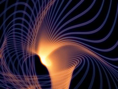 Grid Lines Propagation 스톡 일러스트