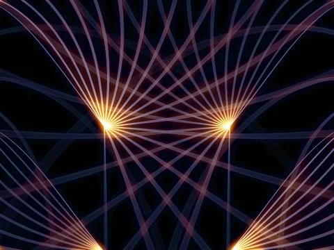 Grid Lines Stream Stock Illustration