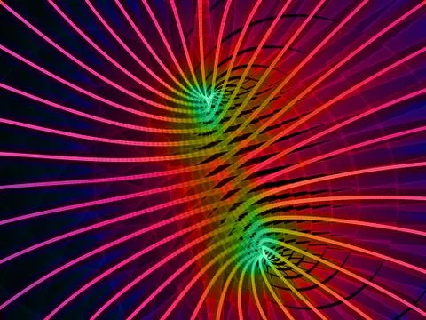 Grid Lines Visualization Illustrazione stock