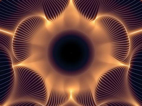 Grid Lines Visualization Illustrazione stock