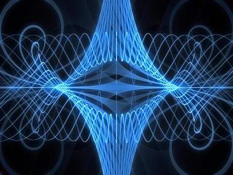 Grid Lines Visualization Stock Illustration