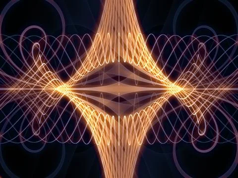 Grid Lines Visualization 스톡 일러스트