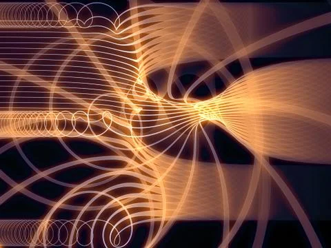 Grid Lines Visualization Illustrazione stock