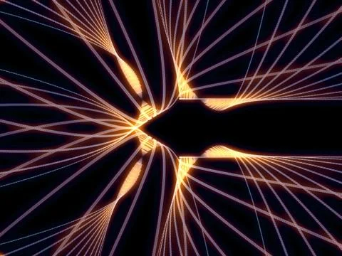 Grid Lines Visualization Stockillustratie