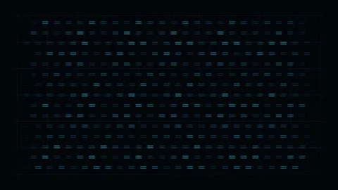 Grid Of Live Symbols Updates Continuously In Green And Red Stock Footage 344513430
