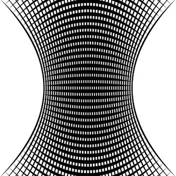 Grid, mesh geometric element Illustrazione stock