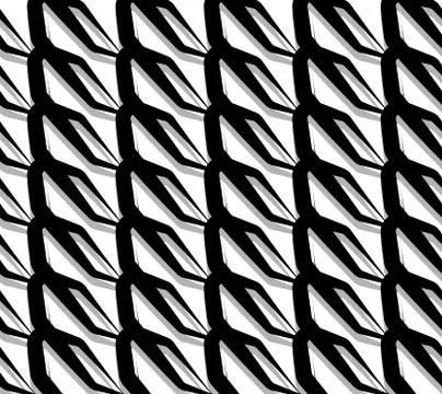 Grid, mesh with interlacing lines. Repeatable geometric pattern. Stock Illustration