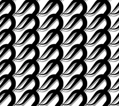 Grid, mesh with interlacing lines. Repeatable geometric pattern. Stock Illustration