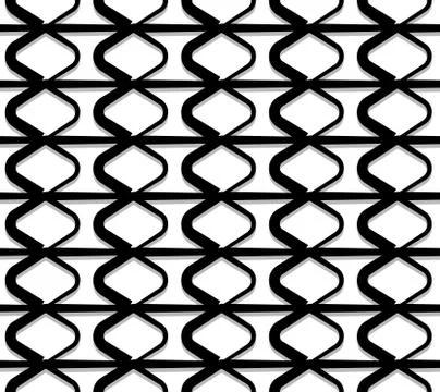 Grid, mesh with interlacing lines. Repeatable geometric pattern. Illustrazione stock