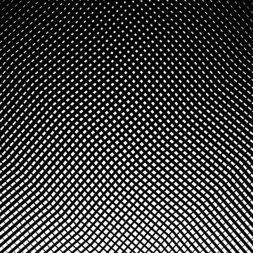 Grid, mesh, lines background. Geometric texture, pattern with halftone print Stock Illustration