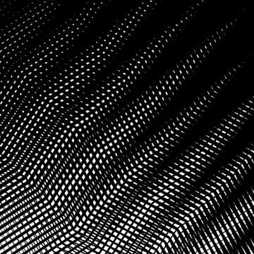 Grid, mesh, lines background. Geometric texture, pattern with halftone print Stock Illustration