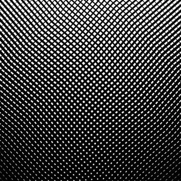 Grid, mesh, lines background. Geometric texture, pattern with halftone print Illustrazione stock