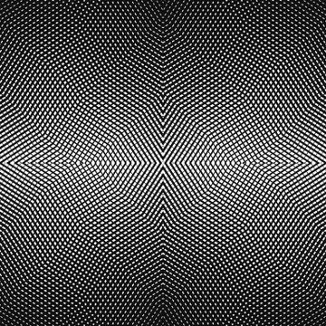 Grid, mesh, lines background. Geometric texture, pattern with halftone print Stock Illustration