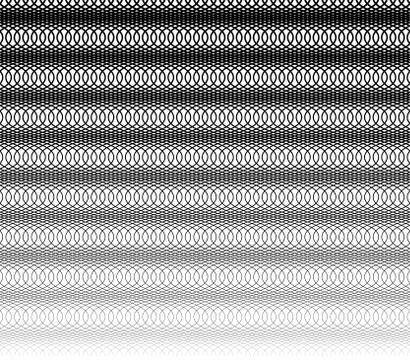 Grid, mesh monochrome abstract repeatable pattern with intersecting irregular Stock Illustration