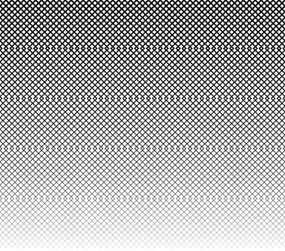 Grid, mesh monochrome abstract repeatable pattern with intersecting irregular Stock Illustration