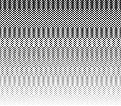 Grid, mesh monochrome abstract repeatable pattern with intersecting irregular Stock Illustration
