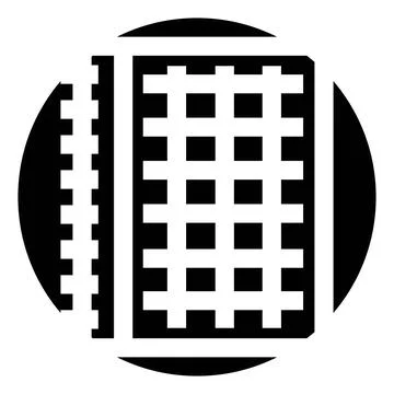 Grid mesh pattern depicting construction and industry Stock Illustration