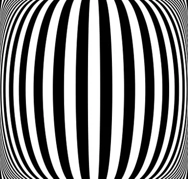 Grid, mesh pattern with distortion. Abstract geometric pattern. Stock Illustration