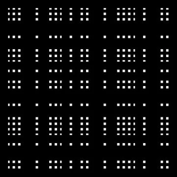 Grid, mesh pattern with irregular (asymmetric) thick lines Stock Illustration