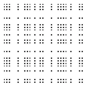 Grid, mesh pattern with irregular (asymmetric) thick lines Illustrazione stock