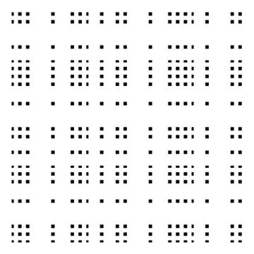 Grid, mesh pattern with irregular (asymmetric) thick lines Illustrazione stock