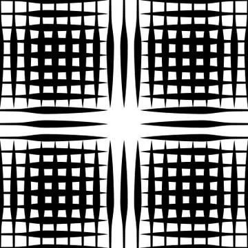 Grid mesh pattern with irregular lines - Seamlessly repeatable Stock Illustration