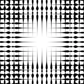 Grid mesh pattern with irregular lines - Seamlessly repeatable Stock Illustration