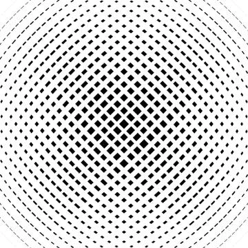 Grid, mesh pattern with slight convex effect. Square format abstract lattice, Illustrazione stock