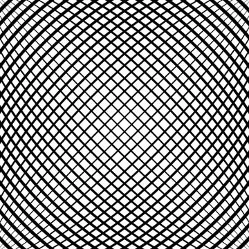 Grid, mesh pattern with slight convex effect. Square format abstract lattice, Illustrazione stock