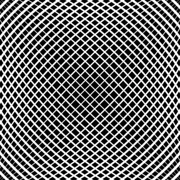 Grid, mesh pattern with slight convex effect. Square format abstract lattice, 스톡 일러스트