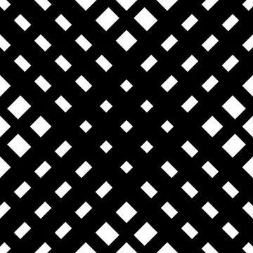 Grid, mesh seamless geometric pattern. Monochrome texture. Vector illustratio Illustrazione stock