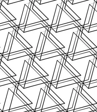 Grid, mesh seamless monochrome pattern. Intersecting lines. 스톡 일러스트