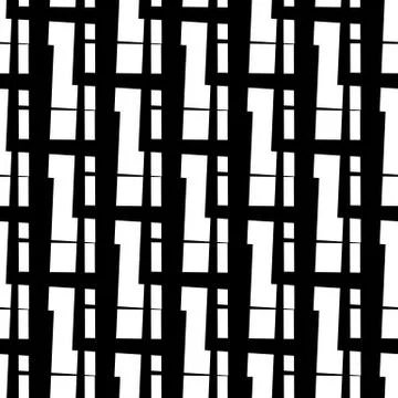 Grid, mesh seamless pattern. Abstract lattice, grillage background. Illustrazione stock