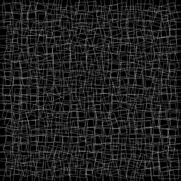 Grid, mesh texture - monochrome geometric pattern, backdrop Illustrazione stock