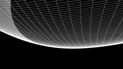 Grid net polygonal wireframe abstract drawing motion graphics animation Stock Footage 86972650