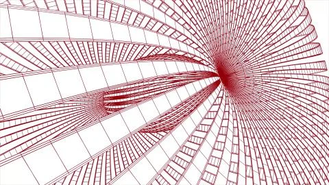 Grid net polygonal wireframe abstract drawing illustration background new Stock Illustration