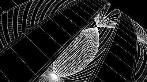 Grid net polygonal wireframe abstract drawing illustration background new 스톡 일러스트