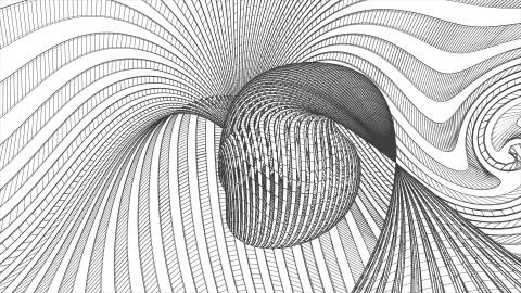 Grid net polygonal wireframe abstract drawing illustration background new Stock Illustration