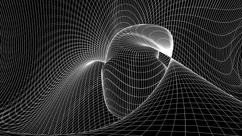 Grid net polygonal wireframe abstract drawing illustration background new Stock Illustration