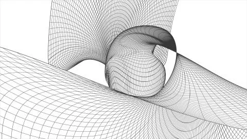 Grid net polygonal wireframe abstract drawing illustration background new イラスト素材
