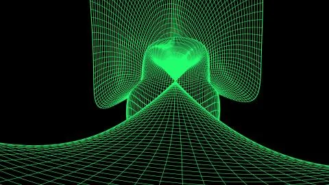 Grid net polygonal wireframe abstract drawing illustration background new 스톡 일러스트
