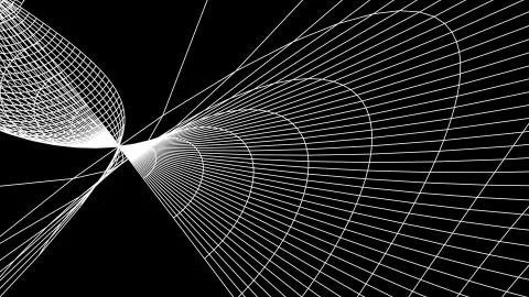 Grid net polygonal wireframe abstract drawing graphics illustration background Stock Illustration