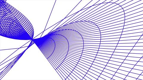 Grid net polygonal wireframe abstract drawing graphics illustration background Stock Illustration