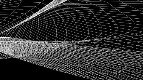 Grid net polygonal wireframe abstract drawing graphics illustration background Stock Illustration