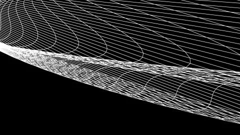 Grid net polygonal wireframe abstract drawing graphics illustration background Stock Illustration