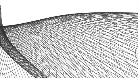Grid net polygonal wireframe abstract drawing graphics illustration background Stock Illustration