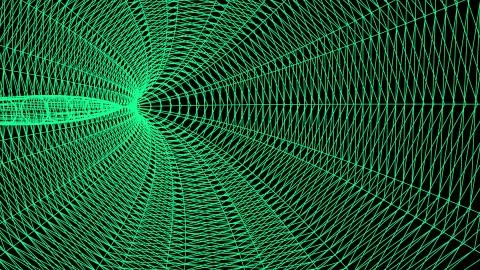 Grid net polygonal wireframe abstract drawing illustration background new 스톡 일러스트