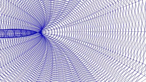 Grid net polygonal wireframe abstract drawing illustration background new Stock Illustration