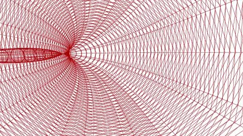 Grid net polygonal wireframe abstract drawing illustration background new Stock Illustration