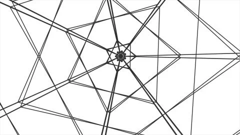 Grid net polygonal wireframe abstract drawing illustration background new Stock Illustration